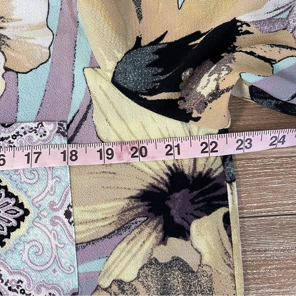 Fig and Flower Anthropologie Tunic Floral Dress Size Large - Picture 9 of 11